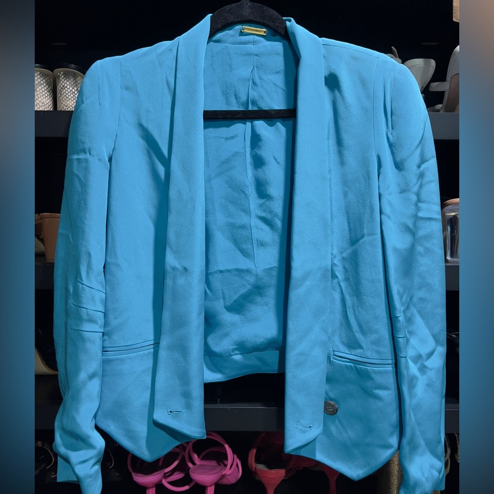 Rebecca Minkoff blue blazer (small) $50
